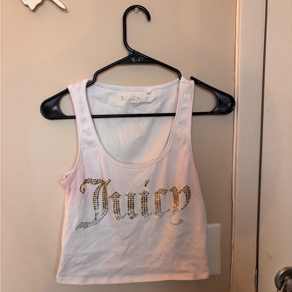 Juicy Couture Tank Top with Gold Accents